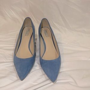Sky Blue Suede Cole Haan Small Heels